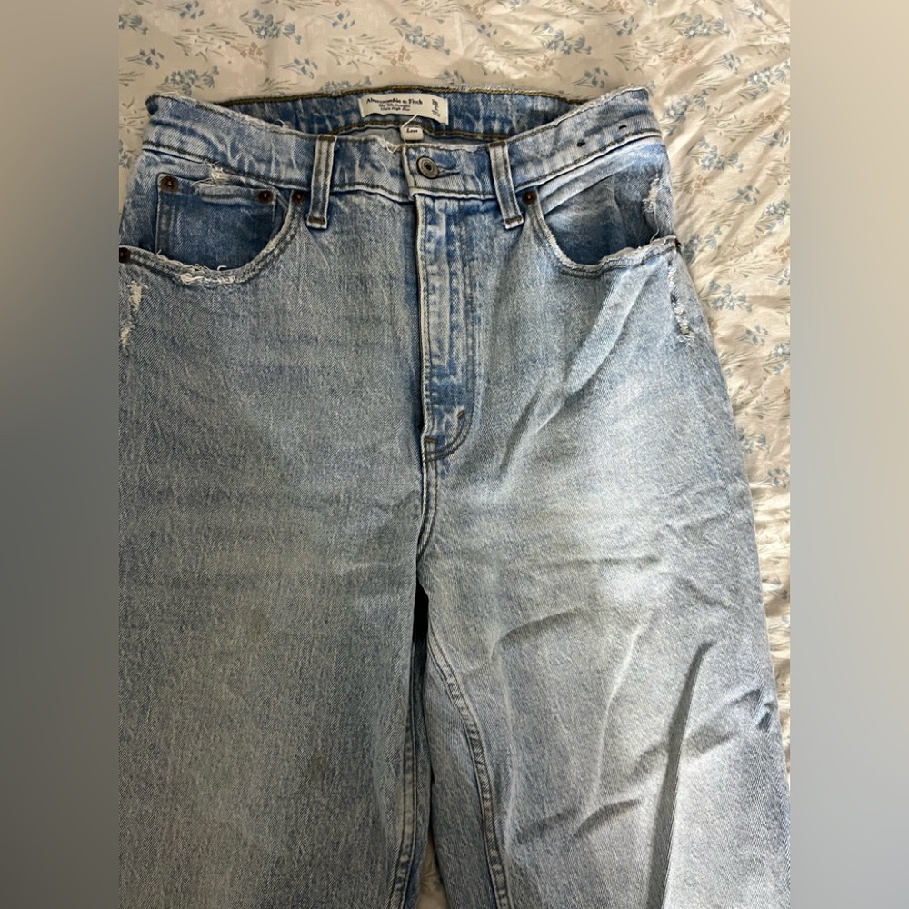 Abercrombie & fitch the 90’s straight ultra high rise